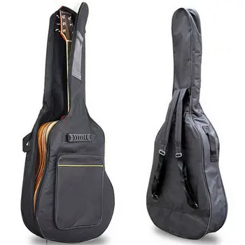 

41inch Waterproof Guitar Gig Backpack Bag Sponge Padded Professional Protect Black Case With Adjustable Double Shoulder Straps