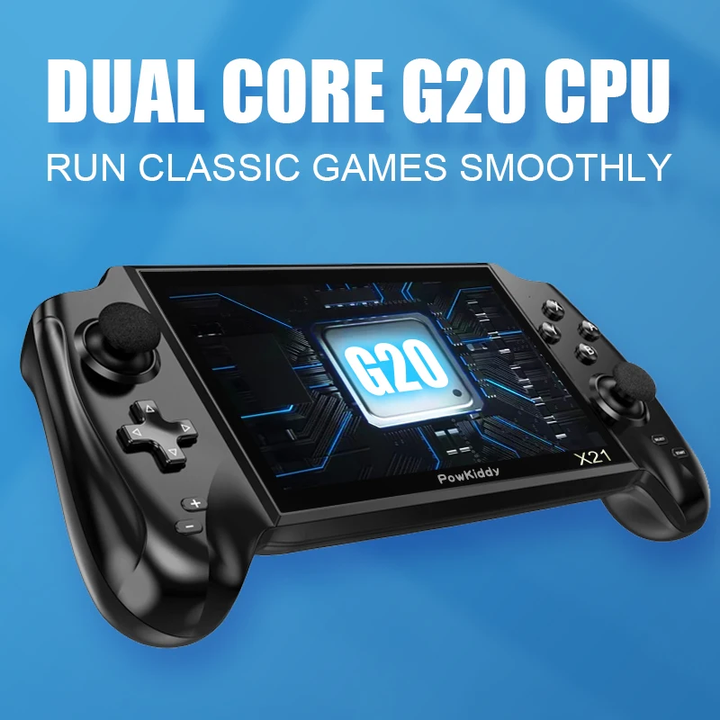 US $56.24 POWKIDDY X21 Portable Retro Handheld Video Game Console BulitIn 3000 Game 70 Inch HD Screen MusicVideo Player Childrens Gift