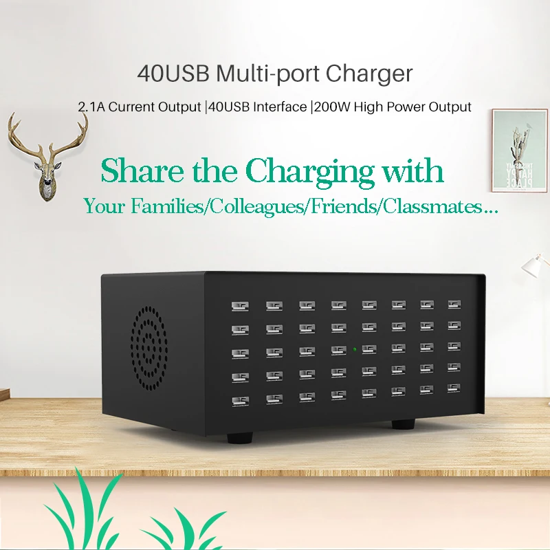 

Smart 28 port usb Charger for iphone 8 7P 6s XR Xiaomi LG Samsung s9 Power Adapter multi port Socket Fast Charging Universal Hub