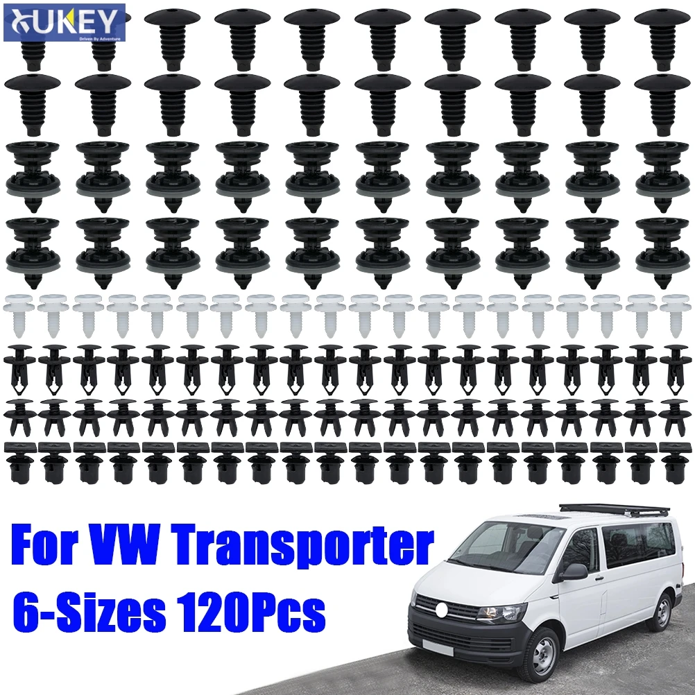 120x для VW Transporter T4 T5 T6 клипсы автомобильной накладки фиксатор бампера подложка