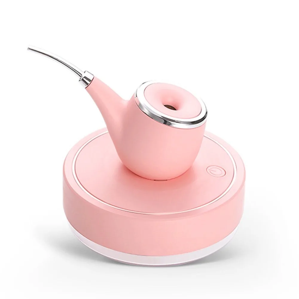 Kaufen Mini Tabak Rohr Form Luftbefeuchter LED Licht USB Ultraschall Aroma Luftbefeuchter DC 5V Hause Auto Aromatherapie Diffusor