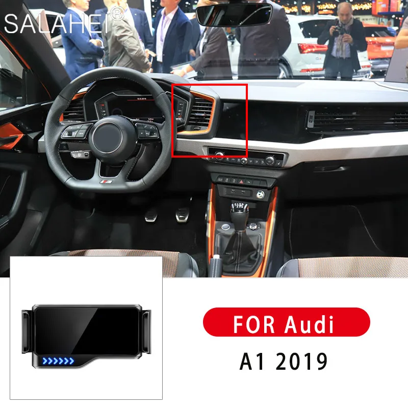 Soporte de teléfono móvil para coche eléctrico, accesorio giratorio,  creativo, con autodetección, navegación, para Audi A1, 2019, 360, gran  oferta