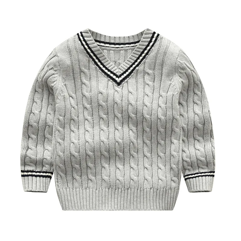 

boys sweaters autumn winter 2019 European and American children's sweaters ins thickened knitted sweater