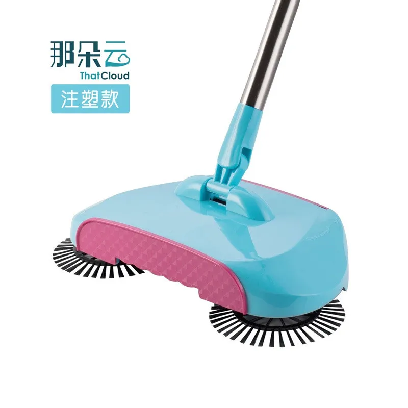 1PC Stainless Steel Sweeping Machine Push Magic Broom Handle Household Vacuum Cleaner Hand Sweeping Machine 38.5x10x21cm