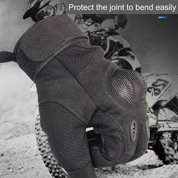 

TiOODRE Motorcycle Gloves Super Fiber Reinforced Leather Motocross Motorbike Biker Racing Car Riding Moto Gloves Men 9024