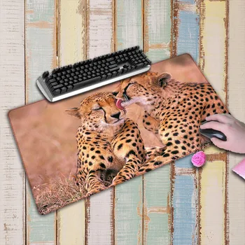 

South African Cheetah Gaming Mouse Pad Plain Extend Desk Keyboard Mouse Mat Mousepad Gamer for CSGO Dota2 LOL Game
