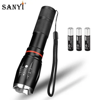 

LED Tactical Flashlight XML T6 COB Zoomable Focus Torch 18650 Rechargeable Work Light Magnetic Camping Lantern Led Flashlights