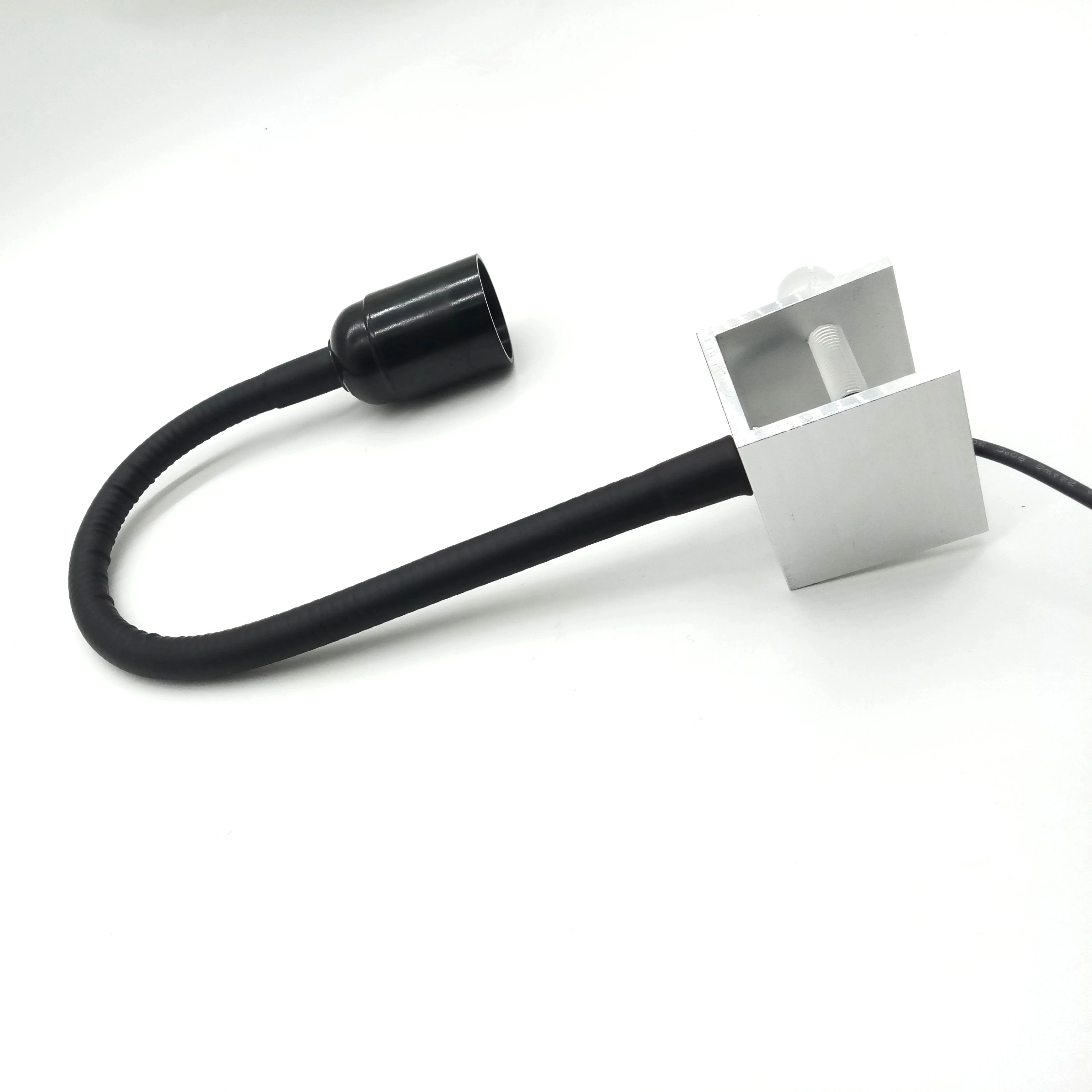 free customize led plant light clip light with E27 lamp holder gooseneck clamp lamp bracket for nano tank reef coral