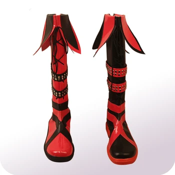 

2021 New Fiilm The Suicide Squad 2 Harley Quinn boots Cosplay Shoes ailor Made