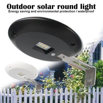 

2 Pcs 9 LEDs Solar-Powered Lamp Light Waterproof Energy Saving for Outdoor Garden Patio CLH@8