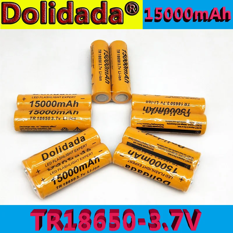 Высококачественные литий-ионные аккумуляторы Dolidada 15000 мАч 3 7 в 18650 перезаряжаемая