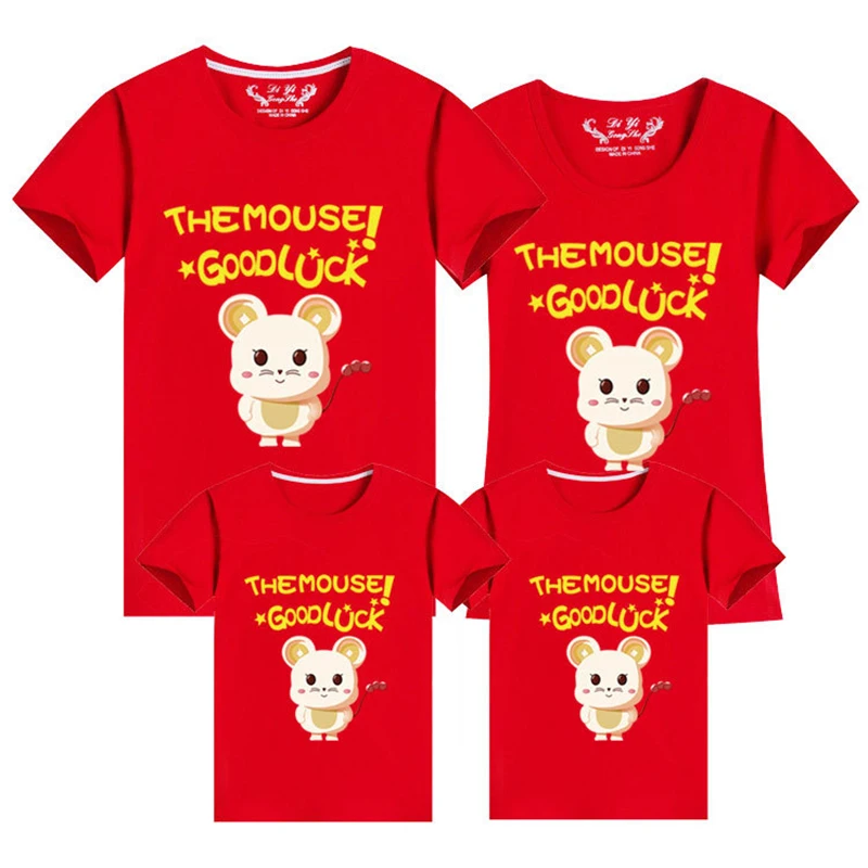 Семейная футболка; Одежда «Мама и я»; Семейные комплекты; костюм с рисунком крысы; футболка; топы для детей