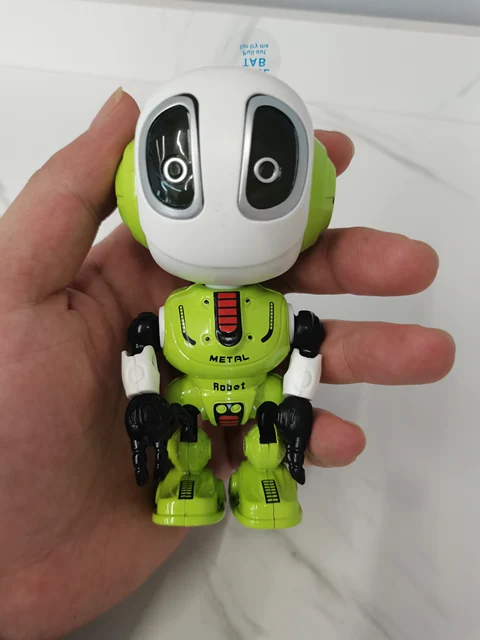 Kids Toy Alloy Robot Flexible Limbs Interactive Induction Recording Play With Light And Music Recording Robot Companion Toy Gift 1