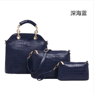 

WOMEN'S Bag 2019 New Style Fashion Three-piece Set Different Size Bags European And American Minimalist Elegant One-Shoulder Dia