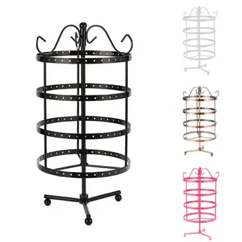

Home and Living Organizer Jewelry Holder Earring Stand with Hooks Metal Earring Rack