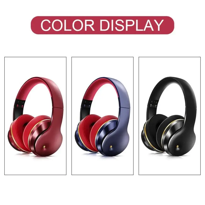 EL528 Bluetooth Headset 5.0 Wireless ANC Noise Canceling Headphone Head-mounted Over Ear Earbuds Shocking Bass Foldable Earphone