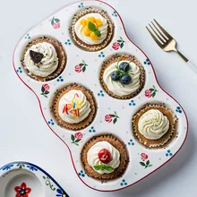 Нордическая керамика, форма для выпечки, антипригарная форма для торта пончика, высокое качество, термостойкая домашняя кухня, десертные инструменты MM60HB