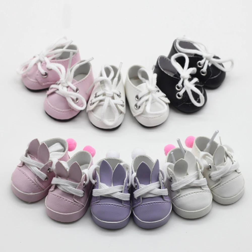 5cm PU Leather Shoes for BJD SD EXO Dolls Costome Dolls Accessories 14INCH Summer Puppet Shoes