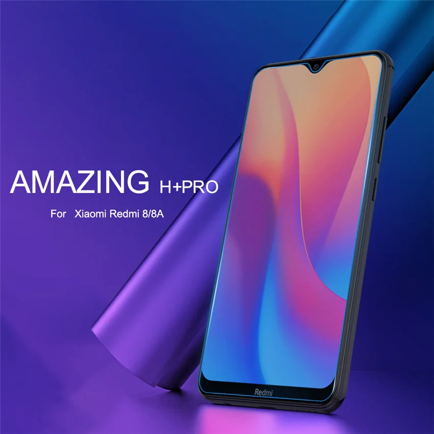 

For Xiaomi Redmi 8 8A Tempered Glass NILLKIN Amazing H+Pro Resistant 2.5D Tempered Glass Screen Protector For Xiaomi Redmi 8