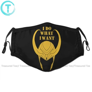 

Loki Mouth Face Mask I Do What I Want Facial Mask Fashion Cool with 2 Filters for Adult