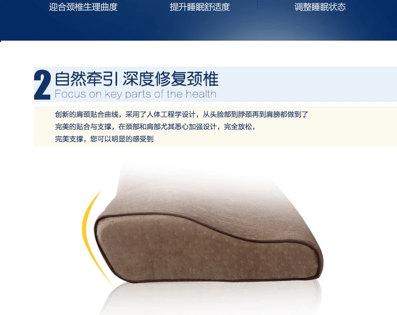 Удобные ортопедические подушки из латекса с эффектом памяти для шеи, спальная Подушка, мягкая подушка для шеи