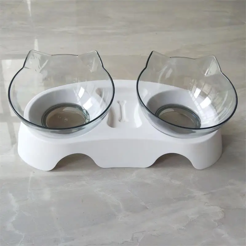 Gamelle Double Bol Antidérapant Pour Chat,chien Bol Protéger La Colonne Cervicale Color