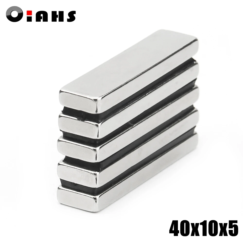 Супер мощный редкоземельный блок F40x10x5mm неодимовый магнит NdFeB N35 магниты F40 * 10*5 мм