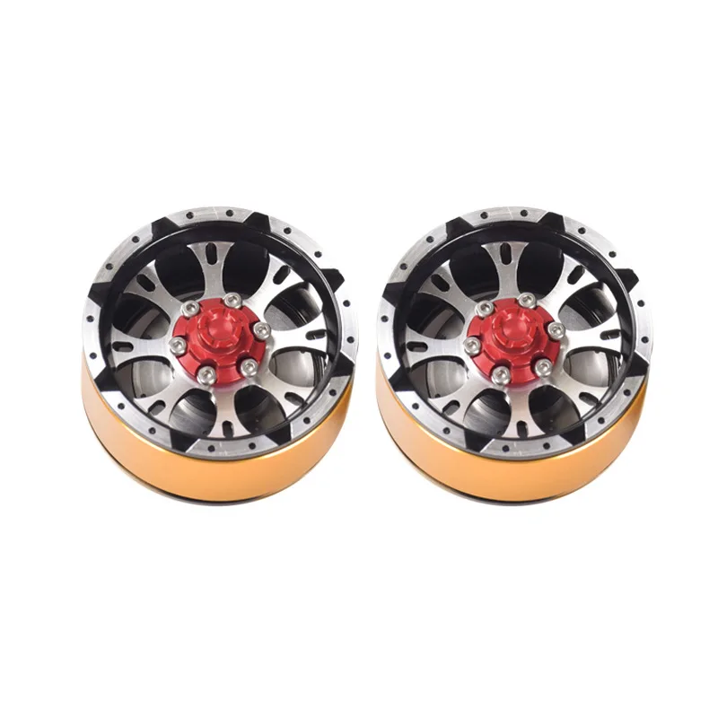 4 шт. RC Гусеничный 1:10 обод колеса из сплава 1,9 дюймов BEADLOCK для 1/10 Traxxas TRX4 осевой SCX10 TAMIYA CC01 D90 D110 TAMIYA