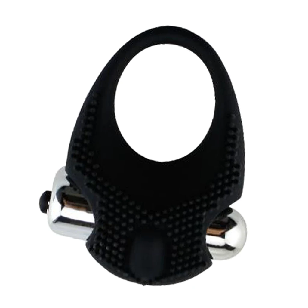 Male Vibrating Delay Lasting Prolong Penes Ring Lock with Particles Testis Suction Licking Stimulator Vibrator Massager Sex Toys