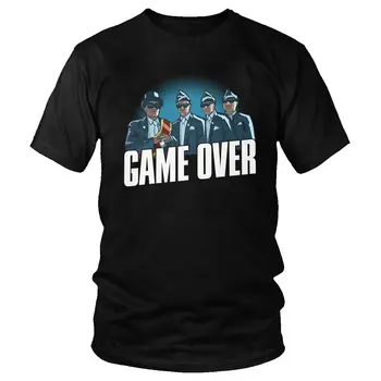 

Game Over Tops Coffin Dance T-Shirt Cotton Tee Men Short Sleeves 2020 Funny Meme Funeral Dancing With Casket Pallbearers T Shirt