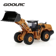 HUINA 1714 1:50 литой сплав бульдозер инженерный грузовик статическая модель строительный автомобиль Развивающие игрушки для детей