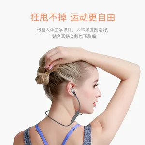 Image 4 - Bezprzewodowy zestaw słuchawkowy Bluetooth 5.0 sport wiszący szyi podwójny zaczep na ucho słuchawki Stereo HIFI uniwersalne słuchawki X1P z redukcją szumów