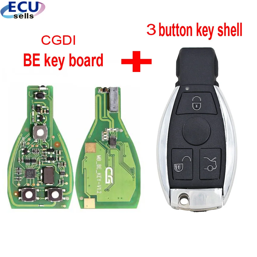 CGDI Smart Remote Key for Mercedes Benz Supports BGA 315MHz /433MHz Buttons Support all FBS3 and Automatic Recovery | Автомобили и