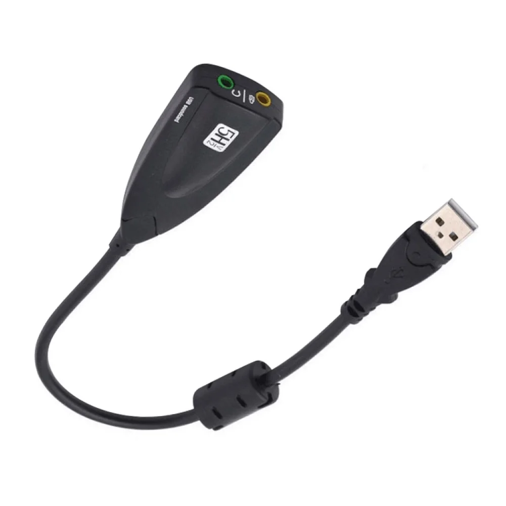 Аудио Usb интерфейс Виртуальный 7,1 канальный аудио Usb адаптер Звуковая карта и аудио Бесплатный диск один ключ 7,1 CH EMC