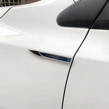 

For Toyota Corolla RAV4 Camry Accessories Stainless steel Car Body side protector panel sign Trim Cover Trim Car styling 2PCS