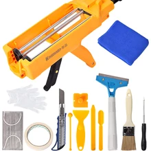 Двухтрубная энергосберегающая плитка красота швейный инструмент плитка красота Затирка строительство двухтрубный клеевой пистолет гидравлический ГУ