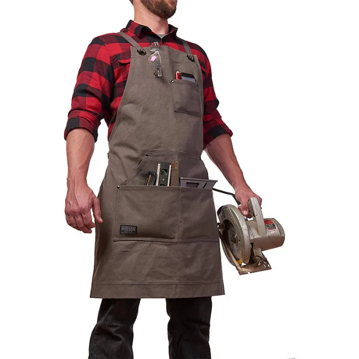 Multifunction Garden Tools Pouch Carpenter Worker Apron with Tool Pockets QP2