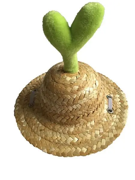Pet sunshade hat pet straw hat pet headdress dog hat pet hat cat hat
