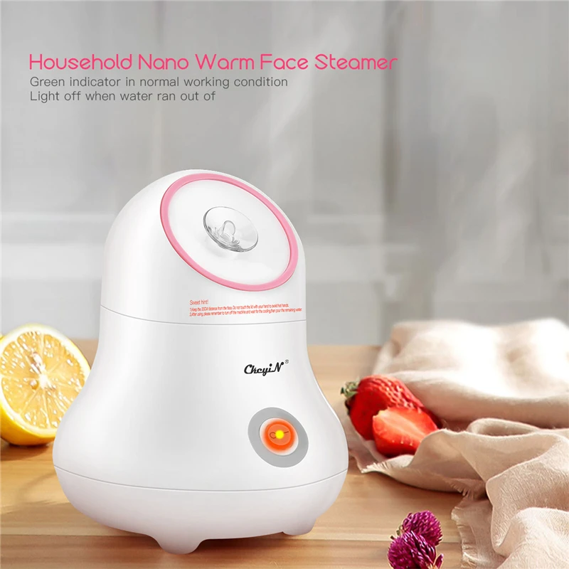 Nano Ionic Facial Steamer Warm Mist Humidifier Atomizer Face Spa