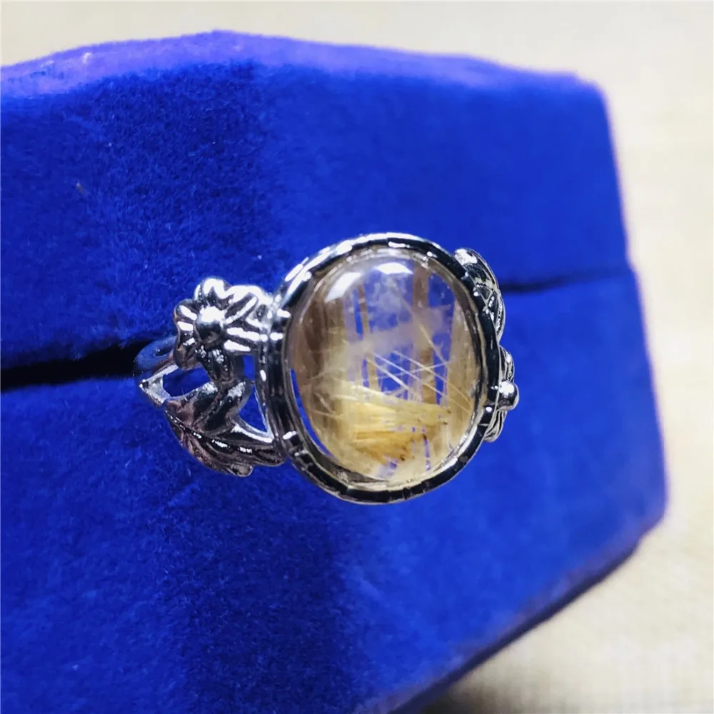 Gold Rutilated Ring (105)