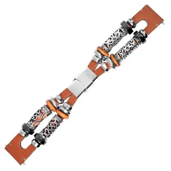 

Vintage Beads Wrist Strap Metal Buckle Watchband for Huami AMAZFIT GTS 20MM Kit