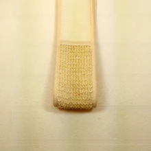 Newly Flax Cotton Soft Exfoliating Back Strap Bath Brush Shower Massage Spa Scrubber Sponge Body Skin Health Cleaning CLA88