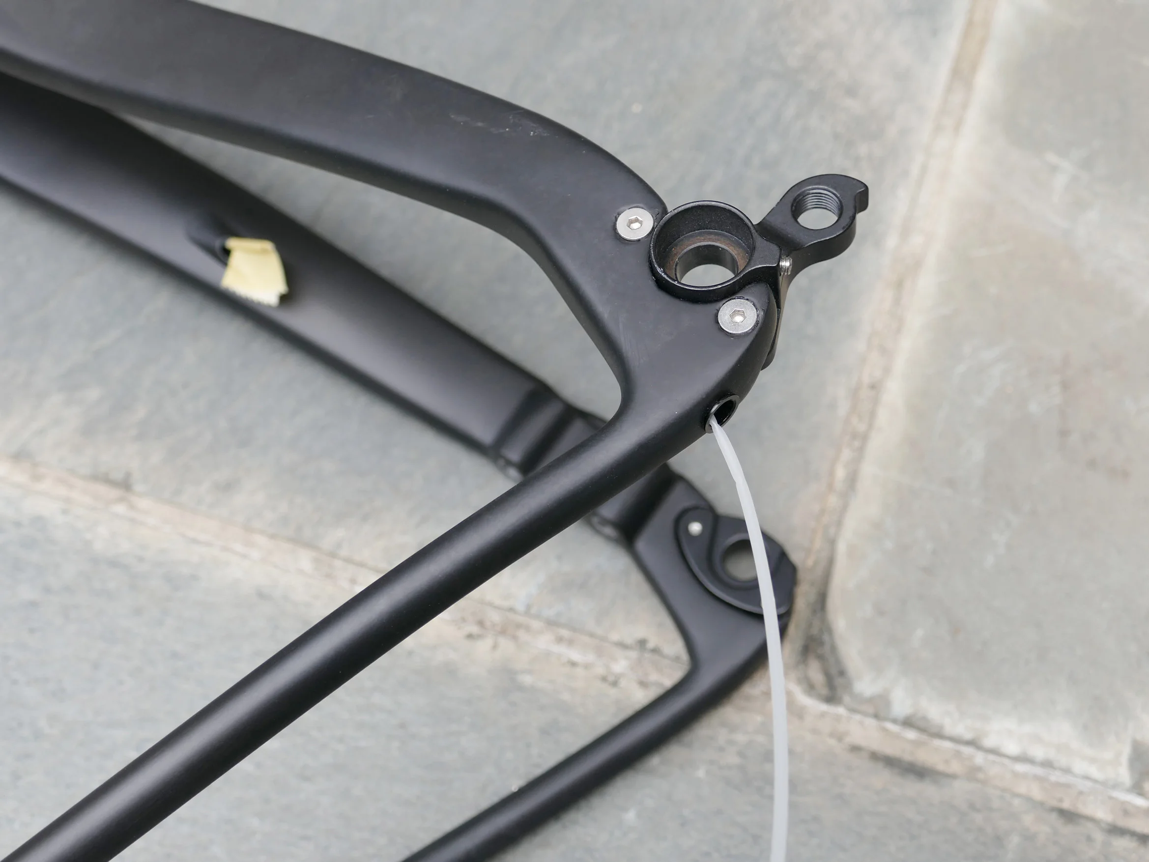 Discount Full Carbon Toray Matt Cyclocross Bike Disc Brake BSA BB30 Cross Frame 12 * 142mm Thru Axle & Fork 12 * 100mm Thru Axle 2