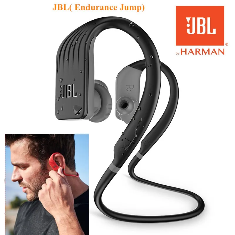 US $68.00 Original JBL Endurance Jump Wireless inEar Sport Headset with OneButton MicRemote IPX7 waterproof Prevent falling Headphones