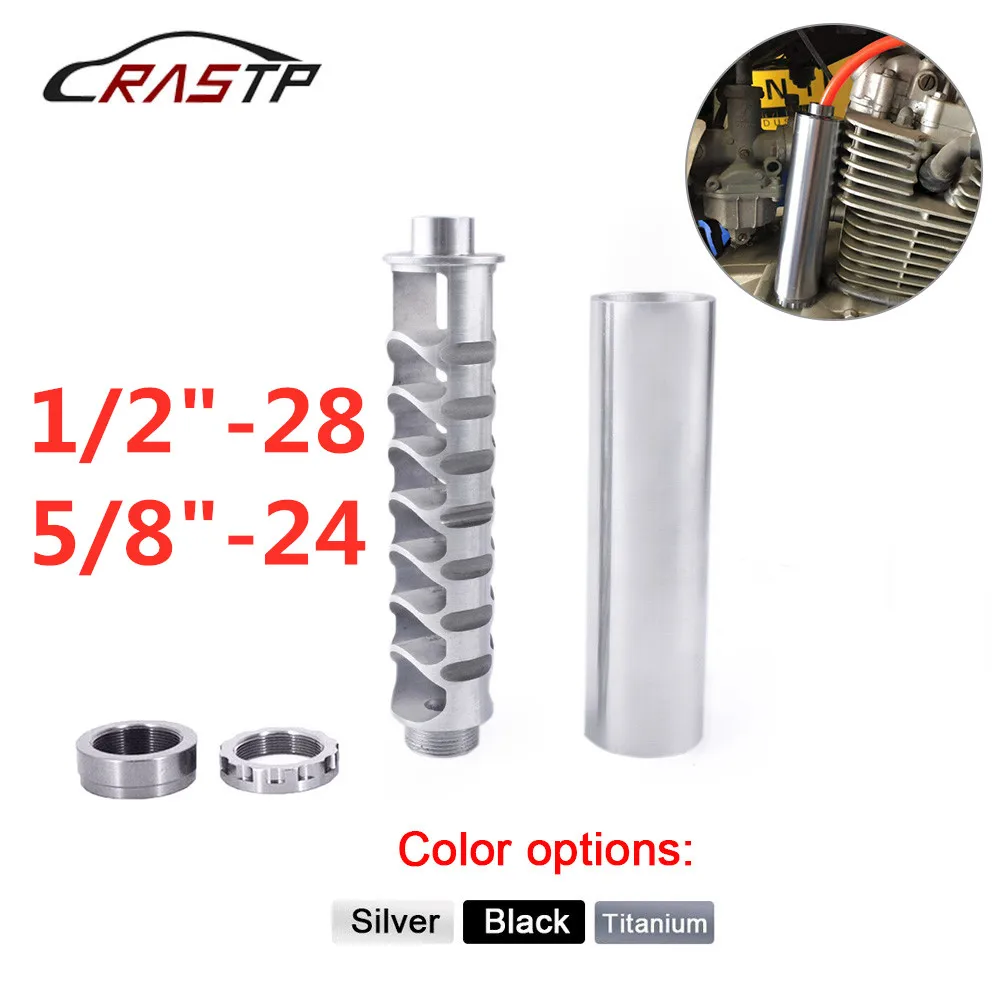 

Aluminum Spiral 1/2-28 5/8-24 Single Core Car Fuel Filter for NAPA 4003 WIX 24003 Solvent RS-OFI022