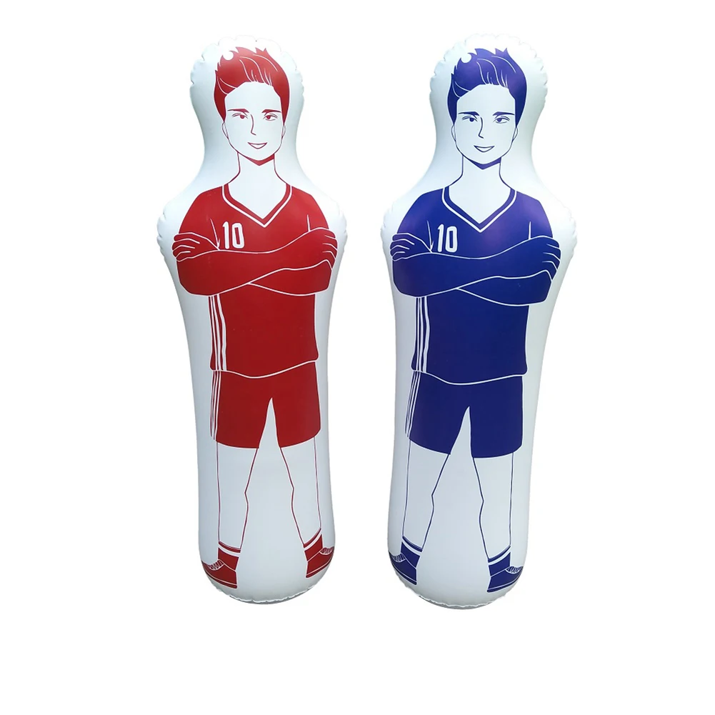 160CM PVC Adult Iatable Football Training Goal Keeper Tumbler Dummy Football Practice Air Soccer Training Tumbler Wall Tool