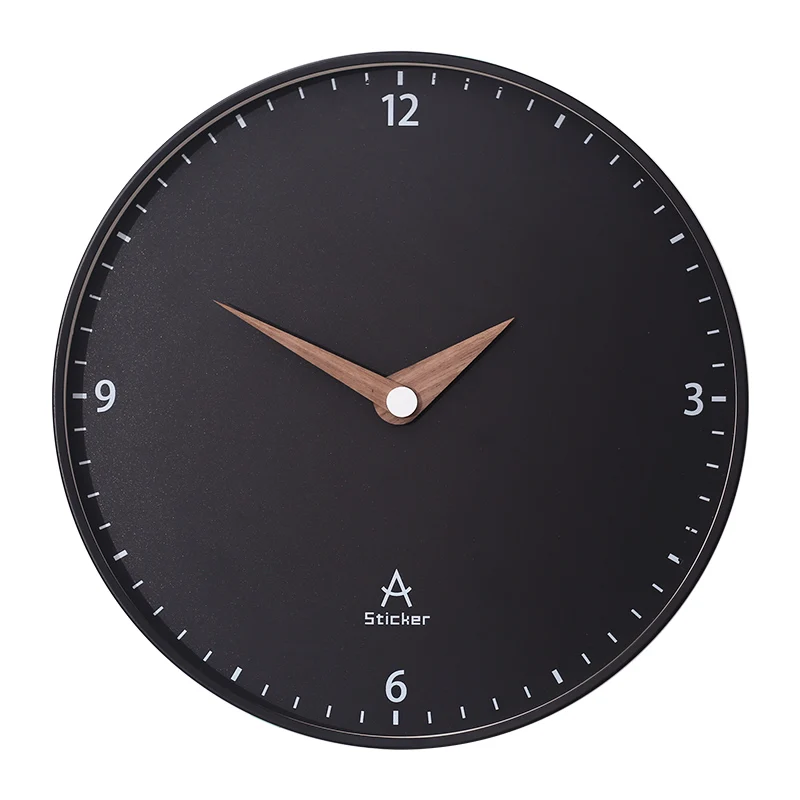 

Creative Wood Needle Wall Clock Modern Design Living Room Silent Watches Nordic Modern Simple Wall Design Clock Wall AZB062