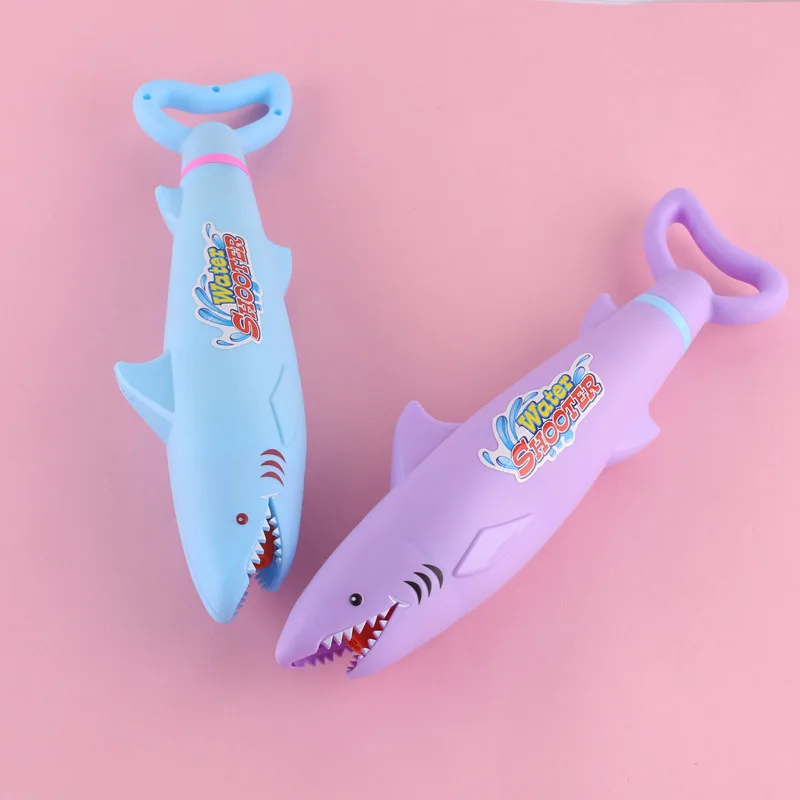Детские Игрушки для ванны, Акула, игровая водяная пушка, детские водные игрушки, Веселый водяной пистолет, детская игрушка для купания на открытом воздухе, пляжный пистолет, портативный