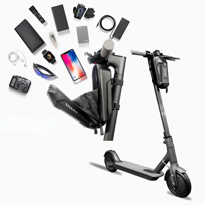 Hard Shell Front Frame Scooter Hanging Bag Waterproof MTB Road Bike