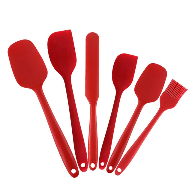 Baking and Mixing Pink HENSHOW Silicone Kitchen Spatulas Set 6 Pcs Premium Non-Stick Heat Resistant Silicone Kitchen Utensile Cooking Set for Cooking Baking and Mixing Pink HENSHOW Silicone Kitchen Spatulas Set 6 Pcs Premium Non-Stick Heat Resistant Silicone Kitchen Utensile Cooking Set for Cooking